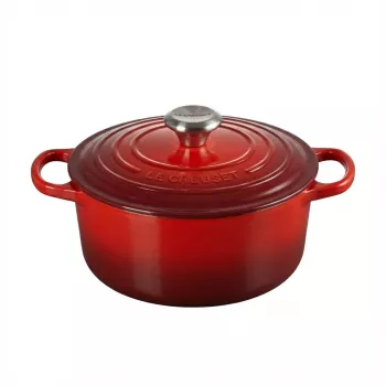 Le Creuset Signature Olla redonda de hierro fundido 18 cm roja