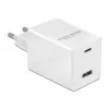 Cargador DeLOCK USB GaN cargador USB Type-C PD 3.0 y USB Type-A 48 W