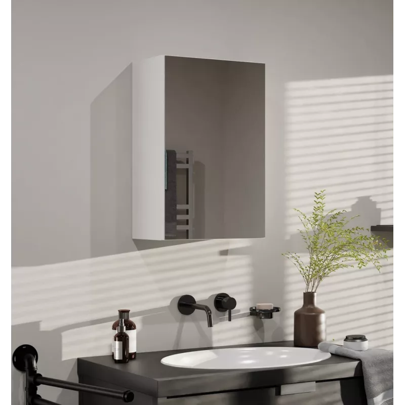 Top E Shop POLA 1DL BIEL armario de almacenaje para baño, blanco