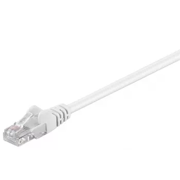 Cable de parcheo Wentronic Goobay CAT 5e, U/UTP, Blanco, 0,25 m - mezcla de cobre CCA (68614)