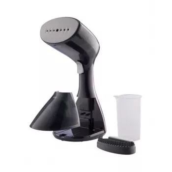 Plancha de vapor Gorenje GS2100BKV — 2100 W, depósito extraíble de 0,22 L, vapor 25–35 g/min, 2 niveles de potencia, negro