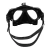 Máscara de buceo Telesin con soporte desmontable para cámaras de acción, modelo GP-DIV-GS2-BK