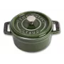 Staub 40509-804 Mini Cocotte 10 cm, verde albahaca, hierro fundido