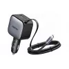 Cargador de coche UGREEN Nexode EC603 90W 3-en-1 con 1x USB-C, 1x USB-A y cable USB-C retráctil de 70 cm, QC 3.0 PD 3.0
