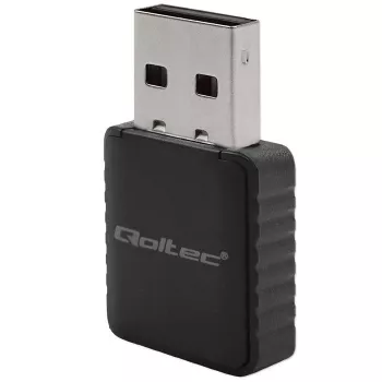 Adaptador USB inalámbrico QOLTEC 56988 Dual Band 1300Mbps USB 3.0