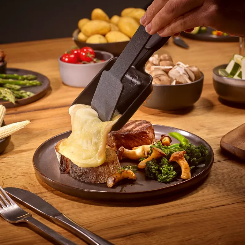 Parrilla de raclette Severin RG 2366 8 personas 1300 W negra