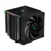 Disipador de aire para procesador DeepCool AK620 DIGITAL 12 cm Negro 1 unidad