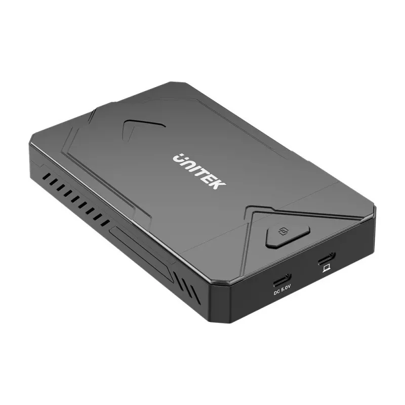 Carcasa de almacenamiento externa Unitek S1229CBK01 para M.2 NVMe y SSD SATA, negra