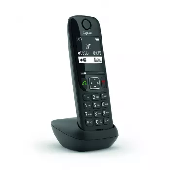 Teléfono analógico/DECT Gigaset AS690HX auricular inalámbrico identificación de llamadas Negro