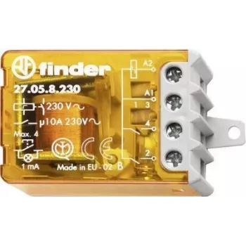 Finder Interruptor de impulso empotrable 1 ud. 27.05.8.230.0000 2 contactos cerrados 230 V/AC 10 A 2300 VA (27.05.8.230.0000)