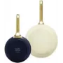 Set de sartenes GreenPan Padova Reserve — aluminio, azul marino/amarillo, Ø20 cm y Ø26 cm, 2 uds.