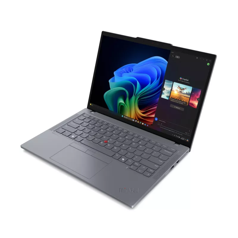 Lenovo ThinkPad T14 Gen 6 Copilot+ Ryzen™ AI 5 PRO 340 256GB SSD 16GB 14 WUXGA (1920x1200) IPS WIN11 Pro GRIS teclado retroiluminado lector de huellas 1YW