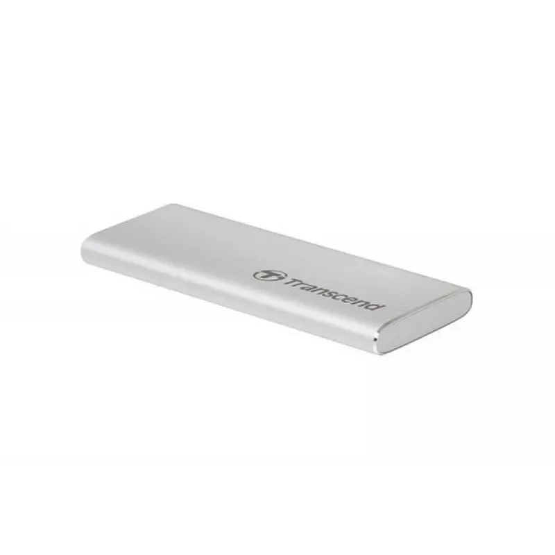 SSD portátil Transcend ESD260C 500GB USB Type-C 3.2 Gen 2, Plata