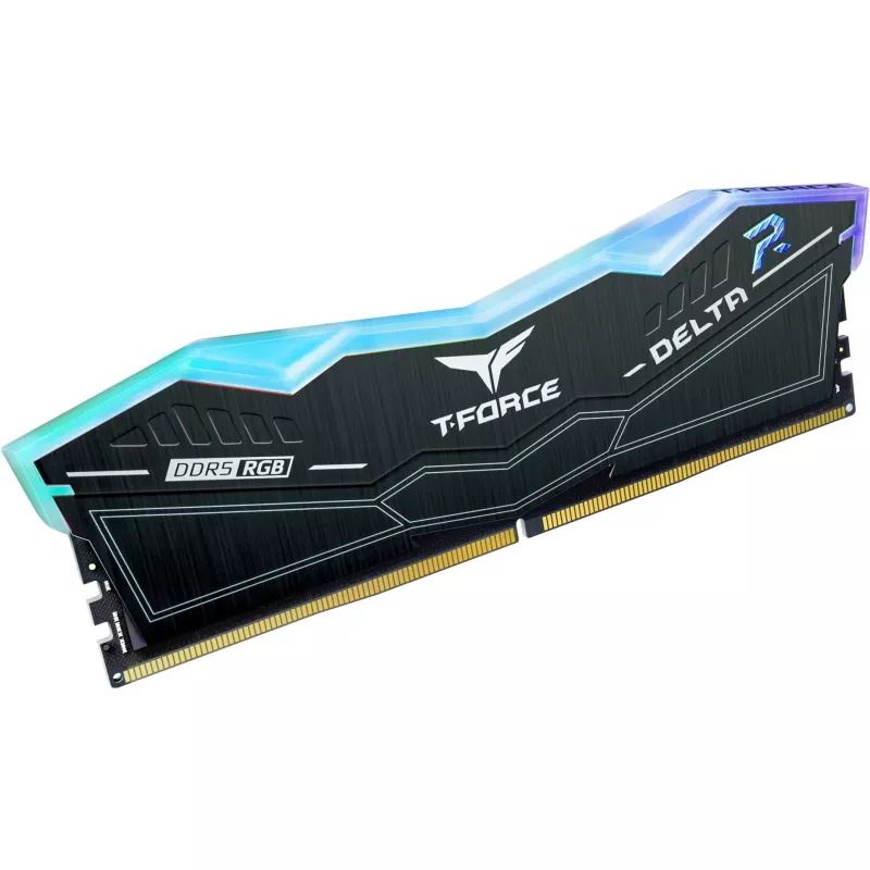 DIMM 32 GB DDR5-6000 (2x 16 GB) kit dual, memoria negra, FF3D532G6000HC30DC01, Delta RGB, INTEL XMP