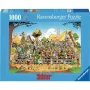 Puzle Ravensburger 1000 piezas Colour puzzle (dibujos animados) — 700 mm de ancho, edad 14+