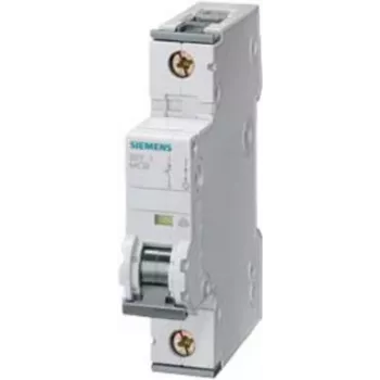 Siemens interruptor automático magnetotérmico 6 A 1 polo B (5SY4106-6)