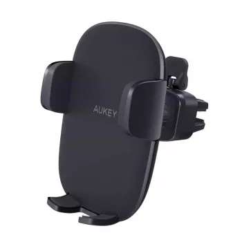 Soporte para teléfono Aukey HD-C48 ajustable 360° para smartphones y tablets pequeñas, soporte de pinza, brazo giratorio