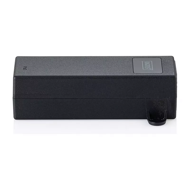 Inyector PoE++ DIGITUS DN-95104-1 — Gigabit Ethernet 802.3bt, 60 W, 55 V, 100 m, negro