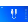 Adaptador de audio USB Type 3.1 C (M) – Jack 3.5mm (H) Blanco SAVIO AK-51