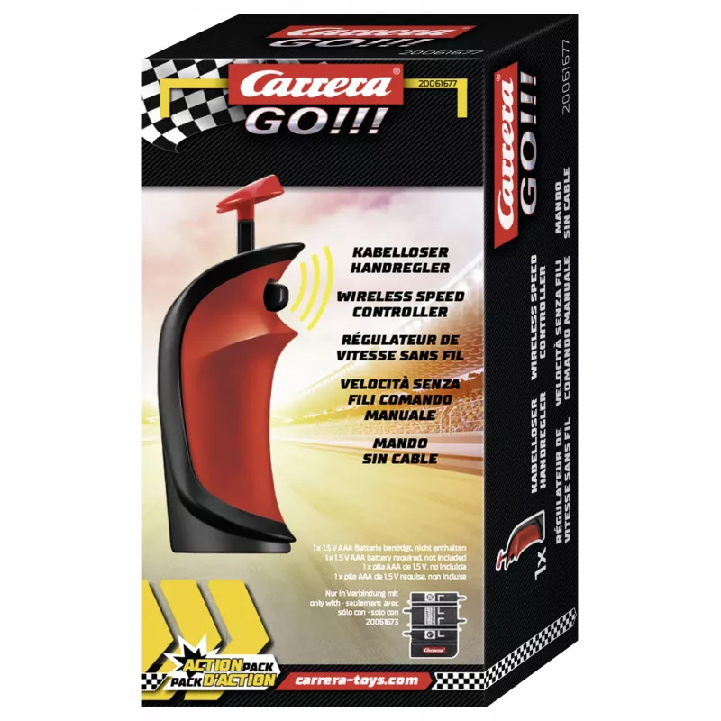 Mando de mano con cable/inalámbrico CARRERA 20061677 para carreras de slot Carrera GO!!!