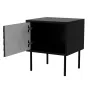Mesita de noche Cama, 2 uds. CORTINA 45x40x51 negro