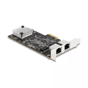 Tarjeta de red DeLOCK 81261 PCI Express x2, 2 x RJ45 5 Gigabit LAN