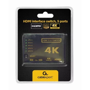 Conmutador de vídeo Gembird DSW-HDMI-53