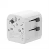 Adaptador de viaje universal GEMBIRD TPA-EU2A12-01-W 12W fuente de alimentación USB para tomas internacionales