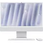 Apple iMac24 Plata/M4-8C-CPU 8C-GPU/16GB/256GB SSD/Teclado-Alemán/MM2/1GB Ethernet