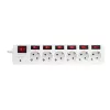 Regleta de alimentación LogiLink LPS250 1,5 m 6 tomas AC interior blanco