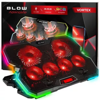 Base refrigeradora para portátil 6 FAN VORTEX RGB