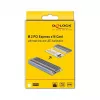 Tarjeta PCI Express x16 DeLOCK 90566 NVMe M.2 Key M