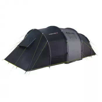High Peak Tauris 6 tienda de campaña tipo túnel negra
