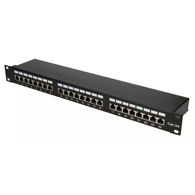 Patch panel Extralink CAT5E STP V2 24 puertos