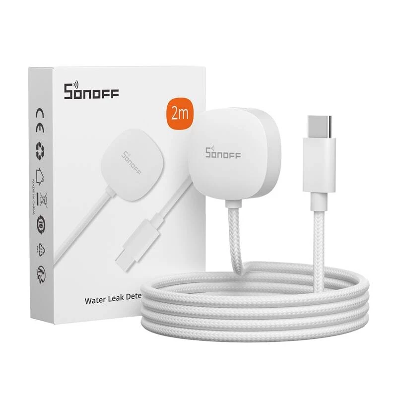 Cable de extensión Sonoff SNZB-05P para sensor de inundación/fugas, 200 cm de longitud