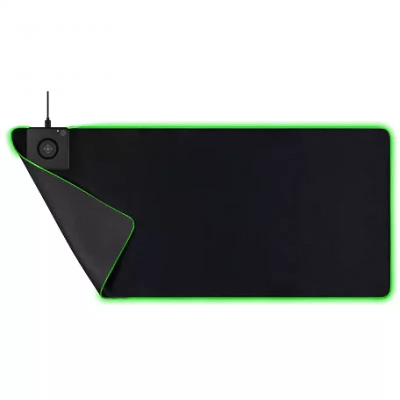 Deltaco GAM-092 - negro - monocromo - neopreno - USB - alfombrilla de ratón gaming