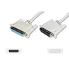 Digitus cable alargador de transferencia de datos D-Sub25/M - D-Sub25/H