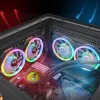 Thermaltake SWAFAN 14 RGB ventilador, 14 cm, negro, 500–2000 RPM