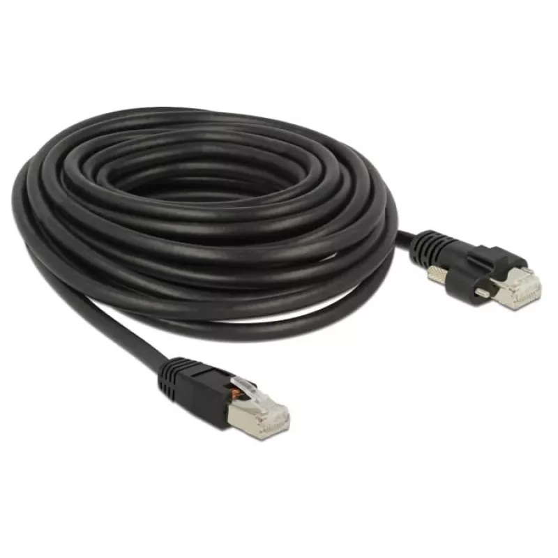 Cable de red DeLOCK 85672 RJ-45 Cat6 10 m negro