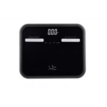 Báscula de baño electrónica JATA 538 rectangular negra