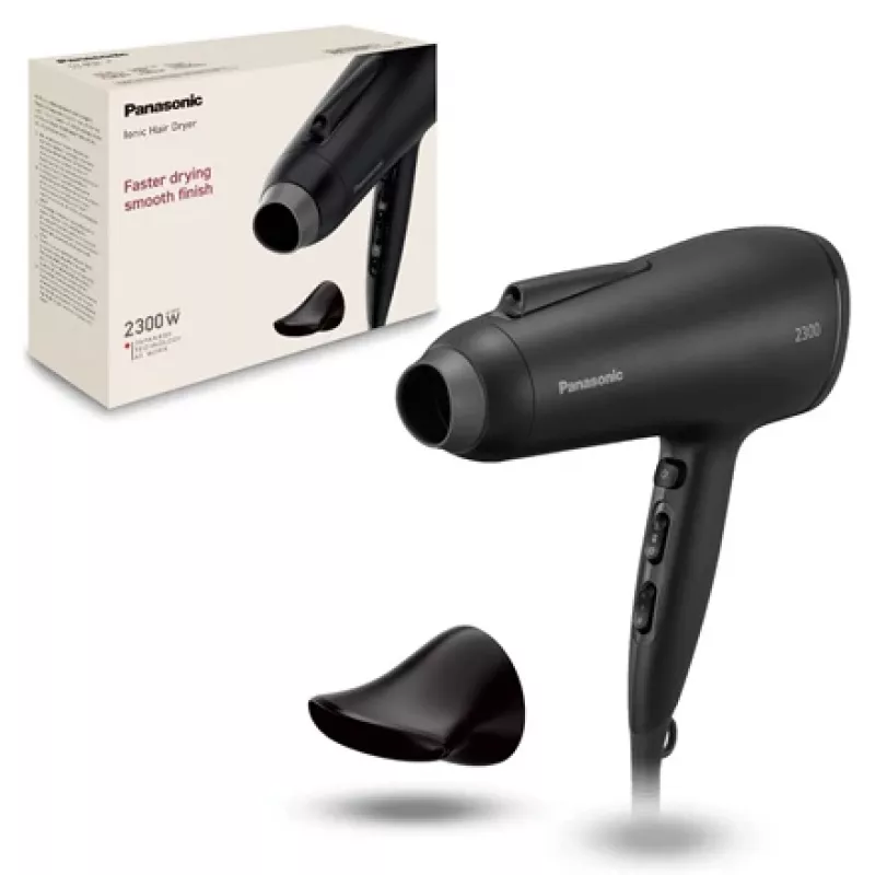 Panasonic secador de pelo | EH-NE85-K825 | 2500 W | 3 niveles de temperatura | función iónica | Negro