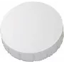 MAUL HEBEL Imán macizo, fuerza de sujeción: 0,6 kg, imán redondo blanco: diámetro 24 x (alto) 8 mm, de material irrompible (61624-02)