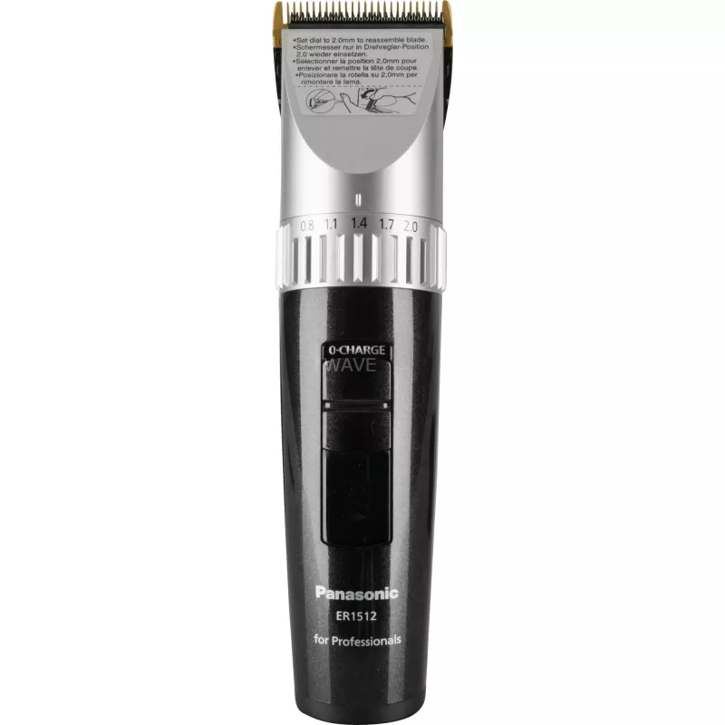 Cortapelos/recortadora recargable de acero inoxidable Panasonic ER1512 (ER-1512)