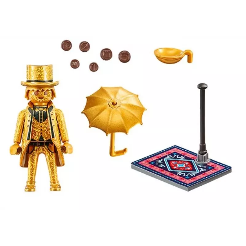 Playmobil 70377 Special Plus Artista callejero – Divertido set de juego de rol imaginativo para niños a partir de 4 años