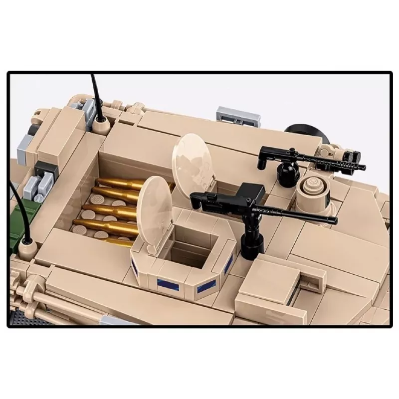 Set de bloques de construcción Cobi M1A2 Abrams 1025 piezas modelo COBI-2632