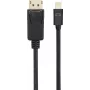 Cable de conexión Mini-DisplayPort / DisplayPort Renkforce 1,00 m RF-4538172 Contactos dorados Negro [1x conector macho Mini-DisplayPort - 1x DisplayPort (RF-4538172)