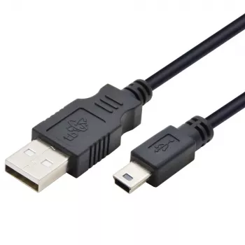 Cable USB - Mini-USB 1 m, negro
