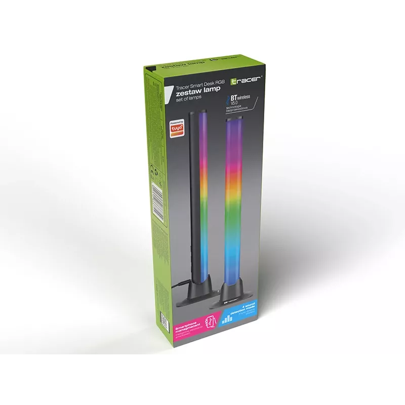 Tracer Smart Desk - Lámpara de escritorio - LED - Luz RGB (pack de 2)