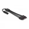 Divisor de cable DeLOCK DL4 cable divisor solar 1 x conector macho a 4 x conector hembra 50 cm negro