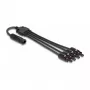 Divisor de cable DeLOCK DL4 cable divisor solar 1 x conector macho a 4 x conector hembra 50 cm negro